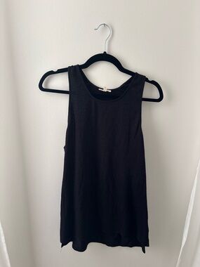 Wilfred Black Knit Rib Tank